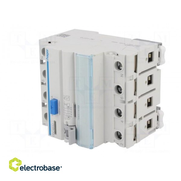 RCD breaker | Inom: 63A | Ires: 30mA | Max surge current: 250A | IP20 image 2