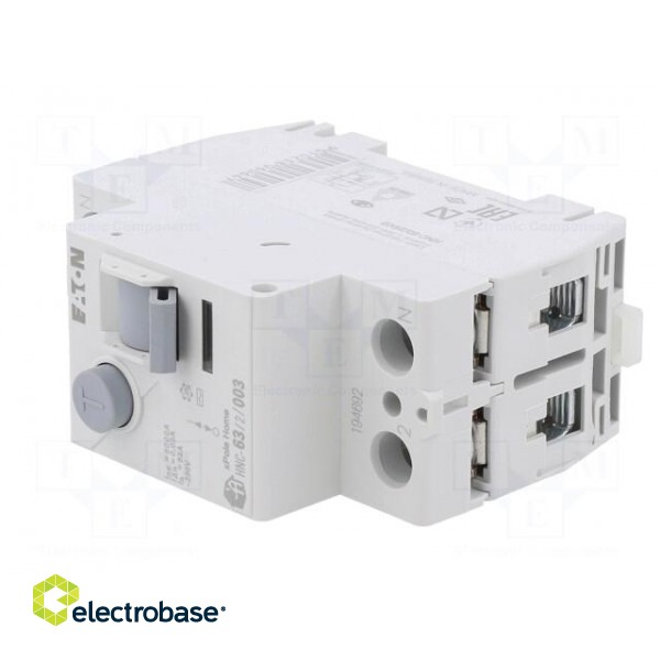 RCD breaker | Inom: 63A | Ires: 30mA | Max surge current: 250A | IP40 image 2