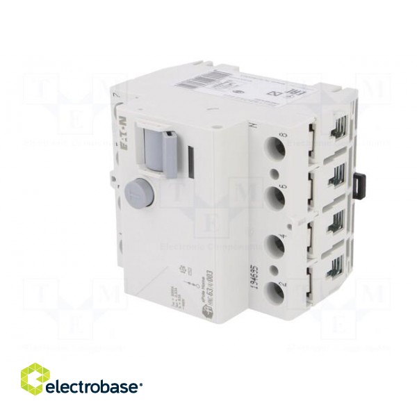 RCD breaker | Inom: 63A | Ires: 30mA | Max surge current: 250A | IP40 image 2