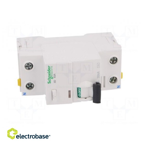 RCD breaker | Inom: 63A | Ires: 30mA | Poles: 2 | 400V | Mounting: DIN paveikslėlis 9