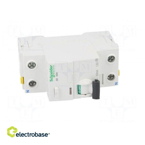 RCD breaker | Inom: 63A | Ires: 30mA | Poles: 2 | 400V | Mounting: DIN image 9