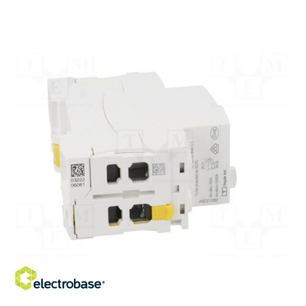 RCD breaker | Inom: 63A | Ires: 30mA | Poles: 2 | 400V | Mounting: DIN image 7