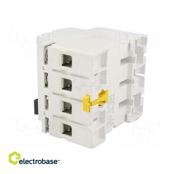 RCD breaker | Inom: 63A | Ires: 30mA | Poles: 4 | 400V | Mounting: DIN image 4