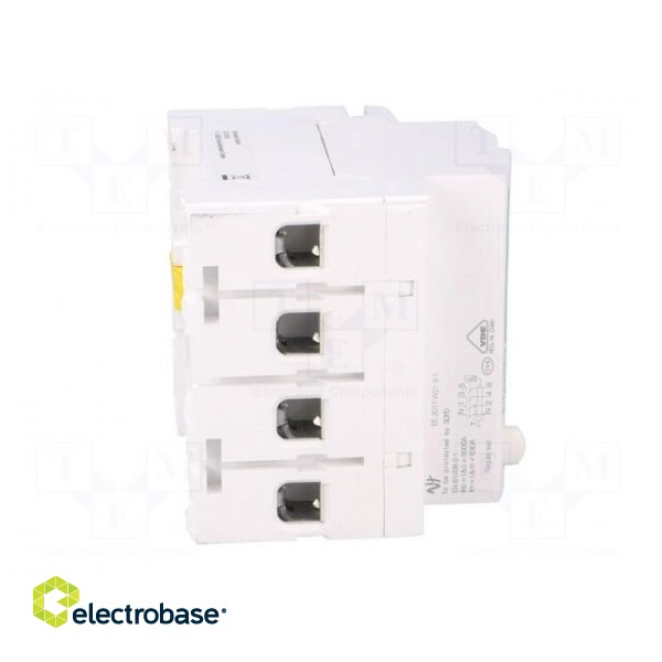 RCD breaker | Inom: 63A | Ires: 30mA | Poles: 4 | 400V | Mounting: DIN фото 7