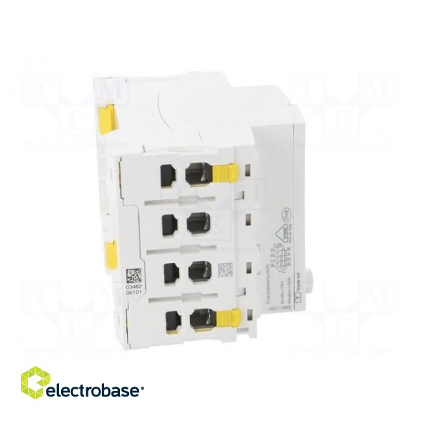 RCD breaker | Inom: 63A | Ires: 30mA | Poles: 4 | 400V | Mounting: DIN image 7