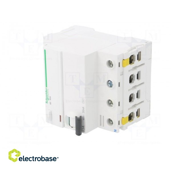 RCD breaker | Inom: 63A | Ires: 30mA | Poles: 4 | 400V | Mounting: DIN image 2