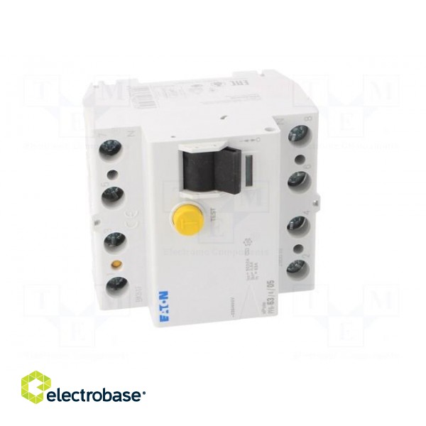 RCD breaker | Inom: 63A | Ires: 500mA | Max surge current: 630A | IP20 paveikslėlis 9