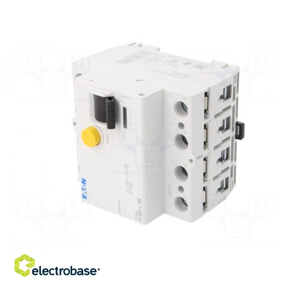 RCD breaker | Inom: 63A | Ires: 500mA | Max surge current: 630A | IP20 paveikslėlis 2