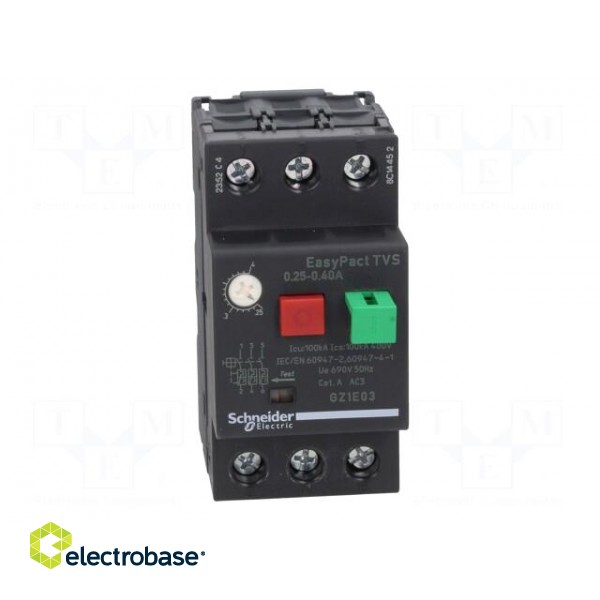 Motor breaker | 0.09kW | 230÷690VAC | for DIN rail mounting | IP20 image 9