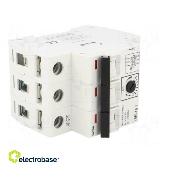 Motor breaker | 0.55kW | 220÷440VAC | for DIN rail mounting | 1÷1.6A image 8
