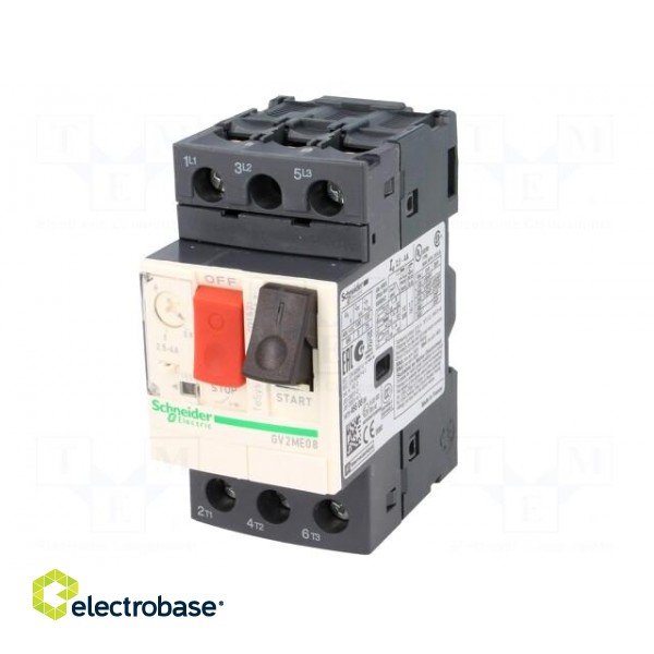 Motor breaker | 1.1/1.5kW | 230÷690VAC | for DIN rail mounting image 2