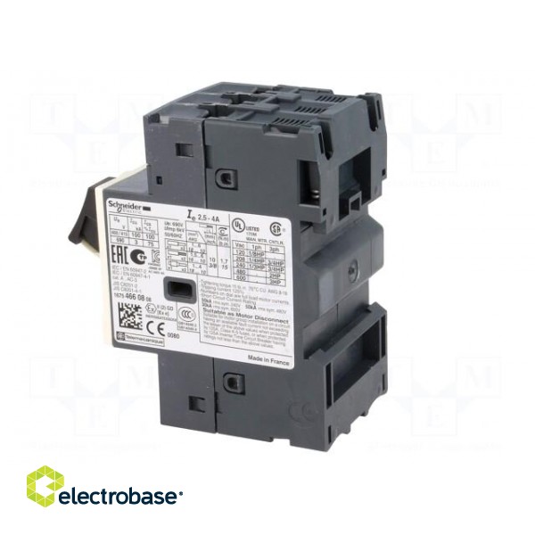 Motor breaker | 1.1/1.5kW | 230÷690VAC | for DIN rail mounting image 4