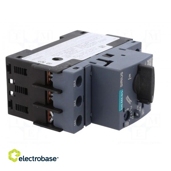 Motor breaker | 1.1kW | 220÷690VAC | for DIN rail mounting | Size: S0 image 8