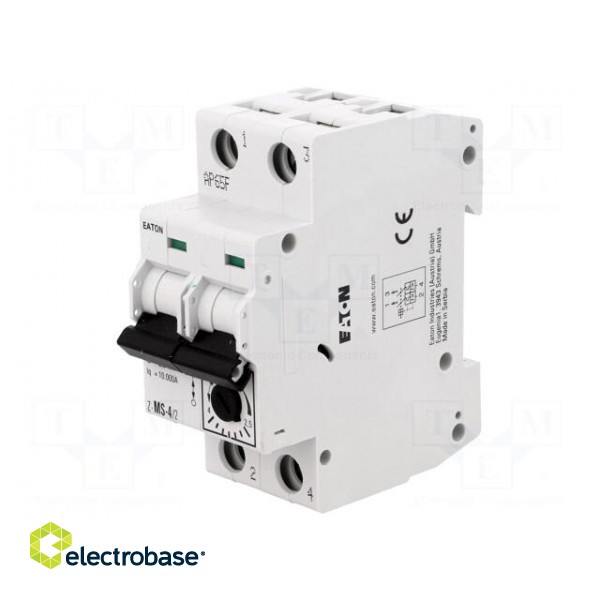 Motor breaker | 1.5kW | 220÷440VAC | DIN | 2.5÷4A | IP20 | -25÷50°C фото 1