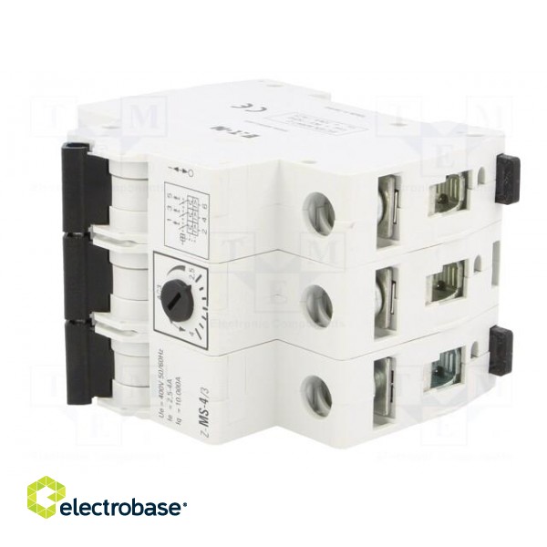 Motor breaker | 1.5kW | 220÷440VAC | for DIN rail mounting | 2.5÷4A image 2
