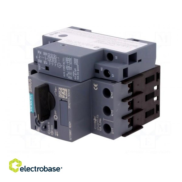 Motor breaker | 1.5kW | 220÷690VAC | DIN | Short circ.release: 52A image 2