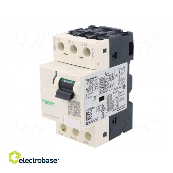 Motor breaker | 1.5kW | 230÷690VAC | for DIN rail mounting | IP20 image 1