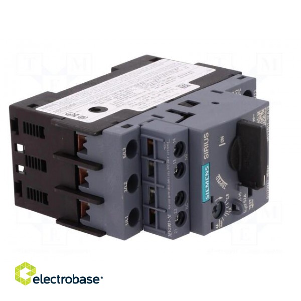 Motor breaker | 1.5kW | NO + NC | 220÷690VAC | for DIN rail mounting image 8