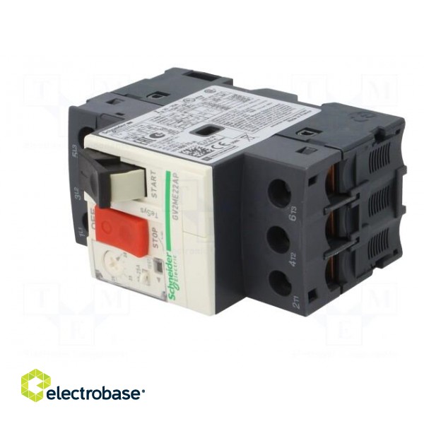 Motor breaker | 11kW | 230÷690VAC | DIN | Overcurrent release: 20÷25A image 2