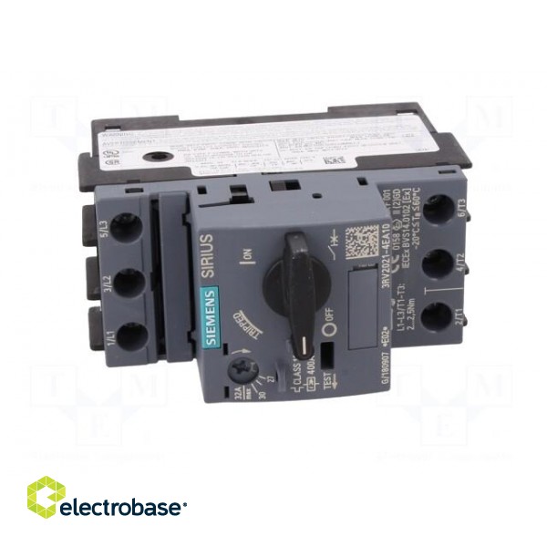 Motor breaker | 15kW | 220÷690VAC | for DIN rail mounting | Size: S0 image 9