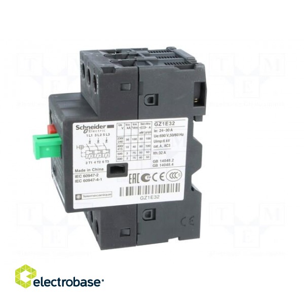 Motor breaker | 15kW | 230÷690VAC | DIN | Overcurrent release: 24÷32A image 3