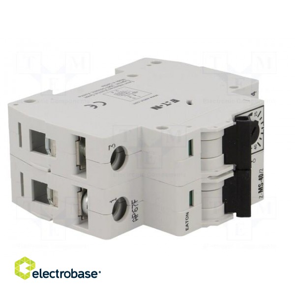 Motor breaker | 18.5kW | 220÷440VAC | for DIN rail mounting | 25÷40A image 8