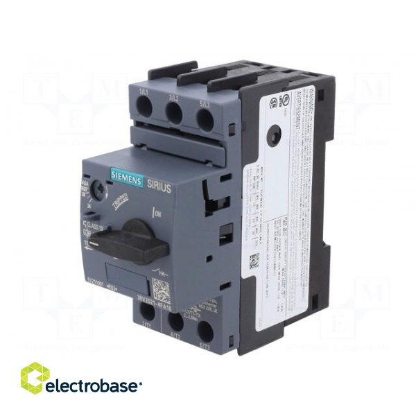 Motor breaker | 18.5kW | 220÷690VAC | for DIN rail mounting | 3RV2 image 1