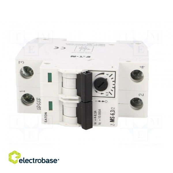 Motor breaker | 2.2kW | 220÷440VAC | for DIN rail mounting | 4÷6.3A image 9