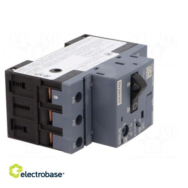 Motor breaker | 2.2kW | 220÷690VAC | DIN | Short circ.release: 82A фото 8