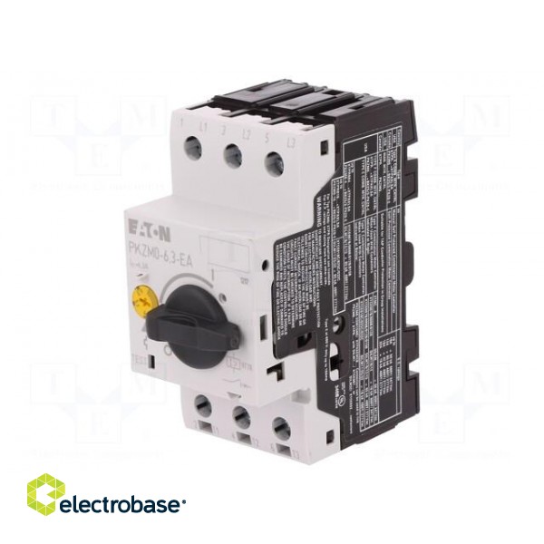 Motor breaker | 2.2kW | 220÷690VAC | DIN | Short circ.release: 88A image 1