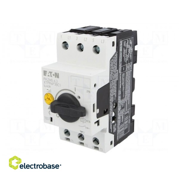 Motor breaker | 2.2kW | 220÷690VAC | for DIN rail mounting | IP20 image 1