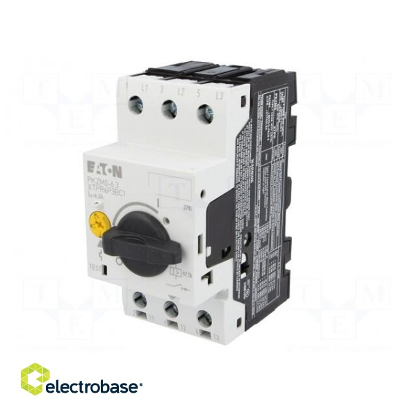 Motor breaker | 2.2kW | 220÷690VAC | for DIN rail mounting | IP20 image 2