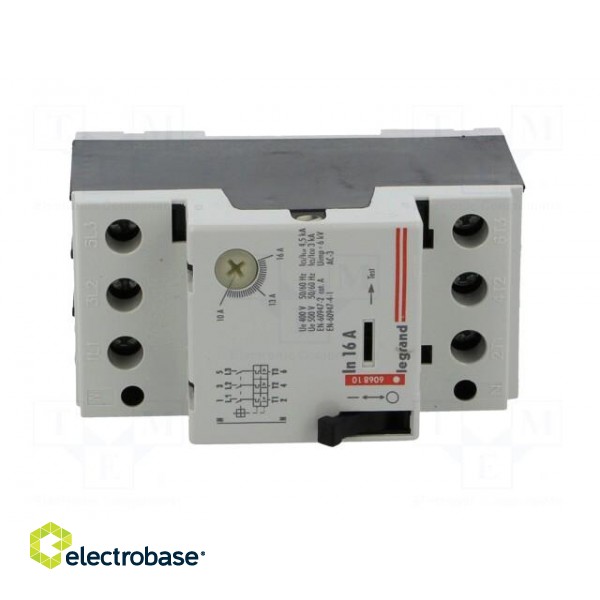 Motor breaker | 230÷690VAC | DIN | Overcurrent release: 10÷16A | IP30 image 9