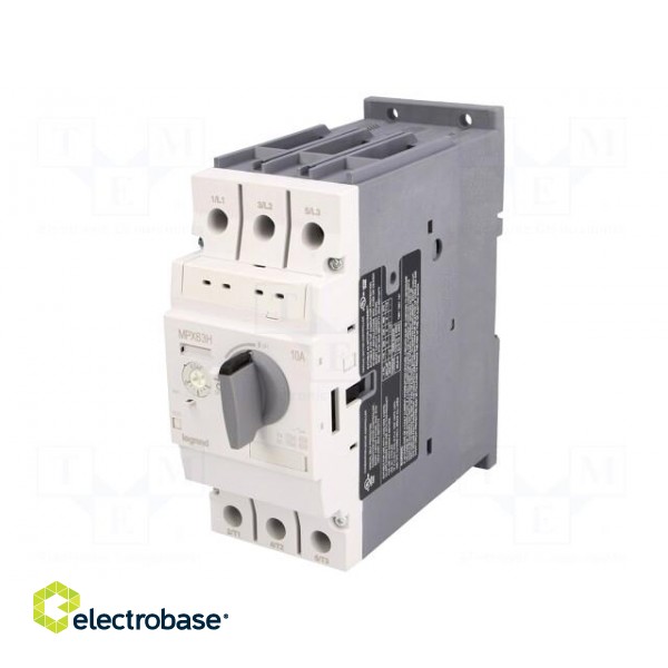 Motor breaker | 3.7/4kW | 230÷690VAC | DIN | Short circ.release: 130A image 1