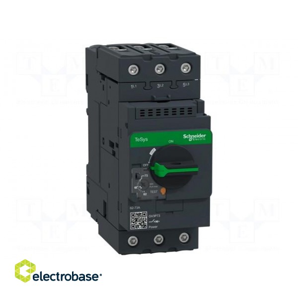 Motor breaker | 37kW | 230÷690VAC | for DIN rail mounting | IP20