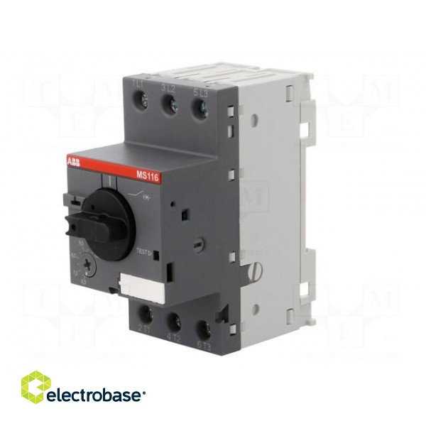 Motor breaker | 4kW | 208÷690VAC | for DIN rail mounting | IP20 paveikslėlis 2