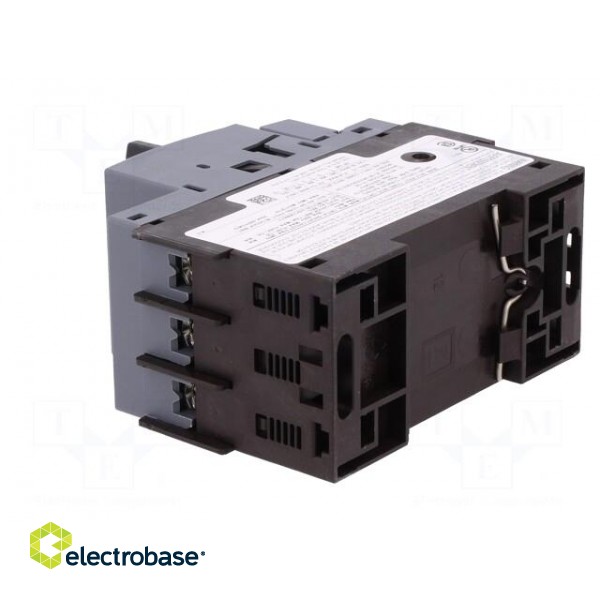 Motor breaker | 4kW | NO + NC | 220÷690VAC | for DIN rail mounting image 4