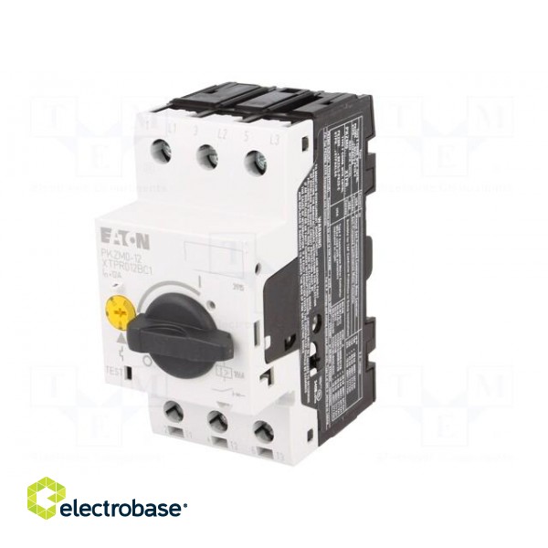 Motor breaker | 5.5kW | 220÷690VAC | DIN | Overcurrent release: 8÷12A image 2