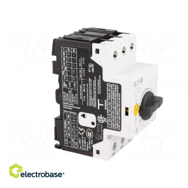 Motor breaker | 5.5kW | 220÷690VAC | DIN | Overcurrent release: 8÷12A image 8