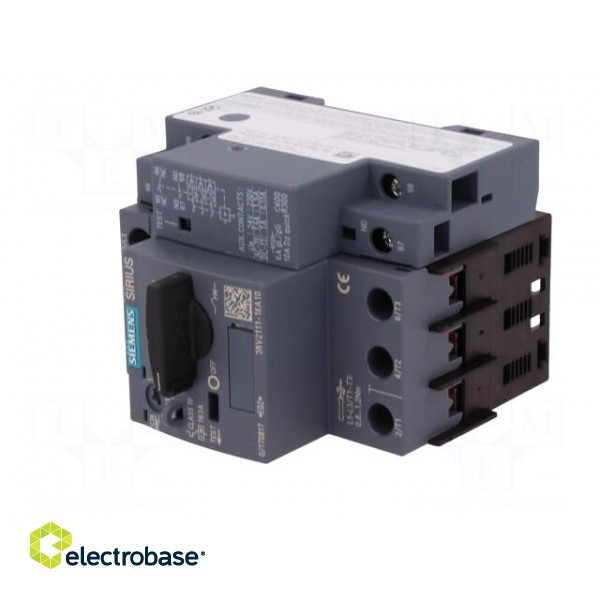 Motor breaker | 5.5kW | 220÷690VAC | for DIN rail mounting | 3RV2 image 2