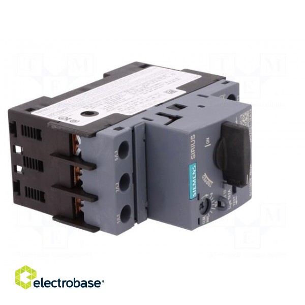 Motor breaker | 5.5kW | 220÷690VAC | for DIN rail mounting | Size: S0 image 8