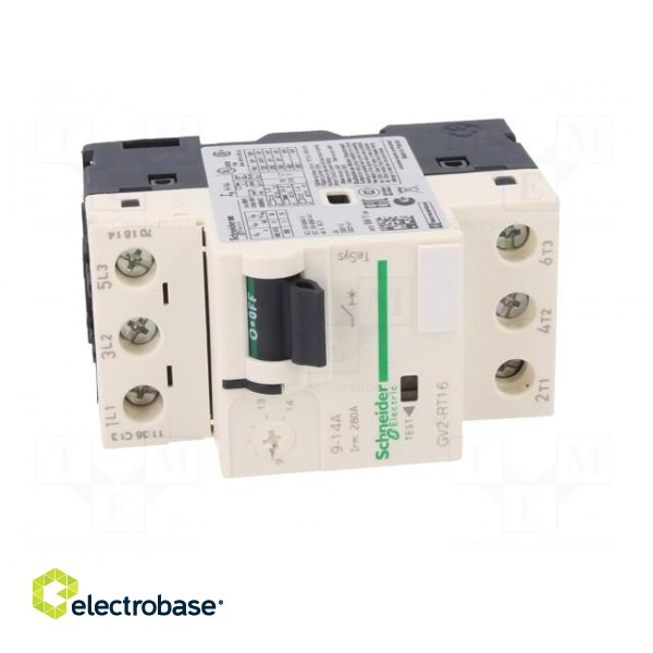 Motor breaker | 5.5kW | 230÷690VAC | DIN | Overcurrent release: 9÷14A image 9