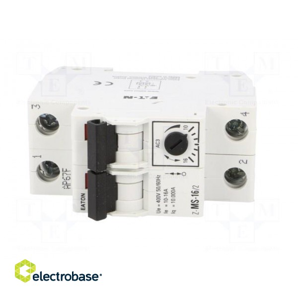 Motor breaker | 7.5kW | 220÷440VAC | for DIN rail mounting | 10÷16A image 9