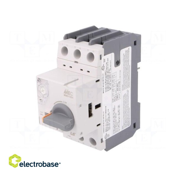 Motor breaker | 7.5kW | 220÷690VAC | for DIN rail mounting | IP20 фото 1