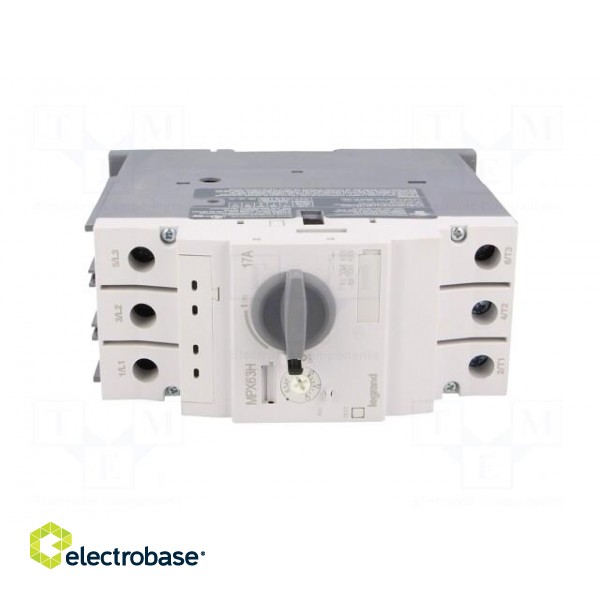 Motor breaker | 7.5kW | 230÷690VAC | DIN | Short circ.release: 221A image 9