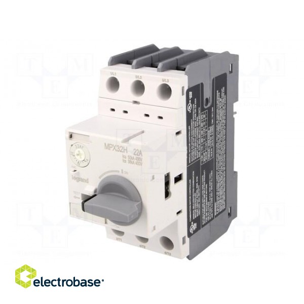 Motor breaker | 7.5kW | 230÷690VAC | DIN | Short circ.release: 286A image 1