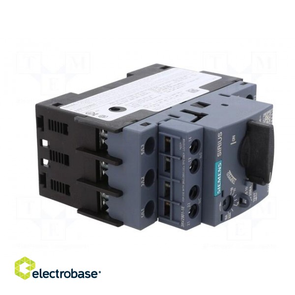 Motor breaker | 7.5kW | NO + NC | 220÷690VAC | for DIN rail mounting image 8
