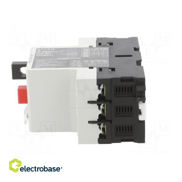Motor breaker | for DIN rail mounting | 0.1÷0.16A | IP40 | -5÷40°C image 3