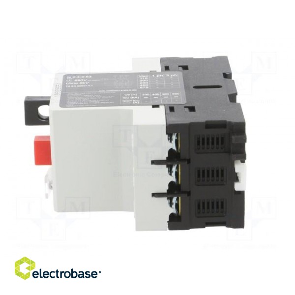 Motor breaker | for DIN rail mounting | 0.4÷0.63A | IP40 | -5÷40°C image 3