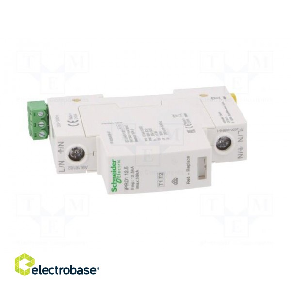 Surge arrestor | Type 1+2 | Poles: 1 | for DIN rail mounting | IP20 фото 9
